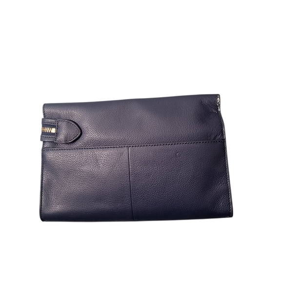 Isaac Mizrahi Janna Clutch-Mixed Texture Leather - Picture 10 of 10